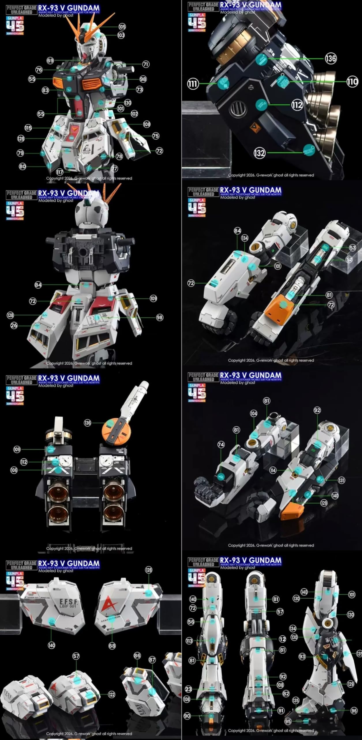 ガンダムカード　νガンダム LR RX-93 4枚セット Amazon | [デラックス4枚セット] PGU PG Unleashed RX-93 νガンダム